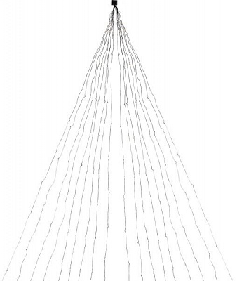 Электрогирлянда-штора внешняя встроенный светодиод (LED) 360 ламп 2м MILED-15-0016