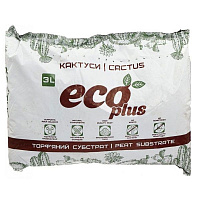Субстрат Eco Plus для кактусов 3 л