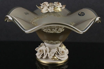 Фруктовниця Centro Quadrifoglio димчатий 38 см