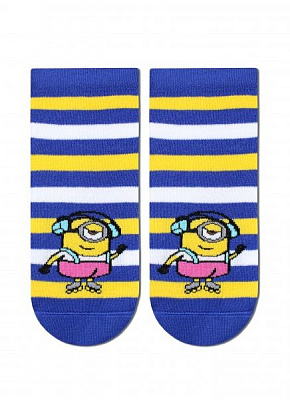 Носки детские Брестские 3095 Minions (укороченные) 708 р.17-18 синий 