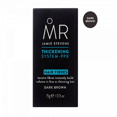 Волокна волосся кератинові MR. Jamie Stevens 15 г темно-коричневий