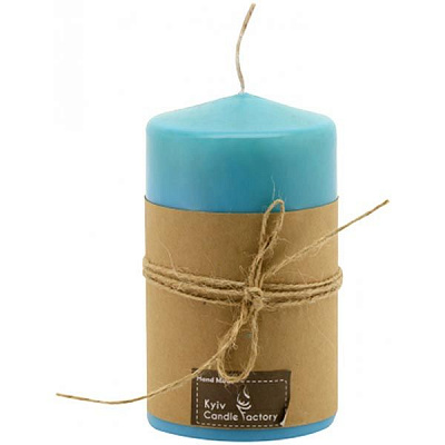 Свеча Candle Factory EcoLife голубая 120 мм