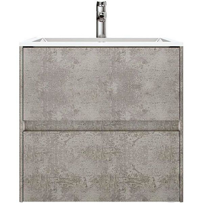 Тумба підвісна Water House Preference N2 60 МДФ базальт лофт під умив.Амальфі 60