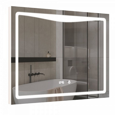 Зеркало со встроенной подсветкой Aquarius Савойя 80 белый 