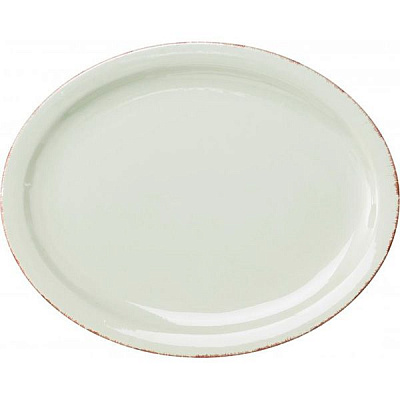 Блюдо овальне Antique Green 31 см Bella Vita