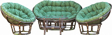 Комплект мебели Папасан темно-зеленый темно-зеленый 