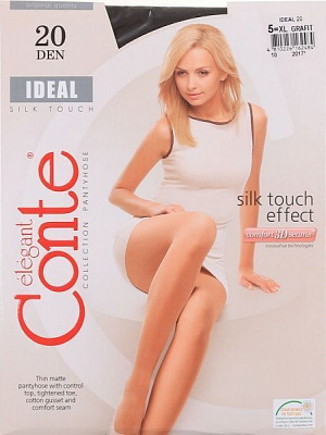 Колготки Conte IDEAL 20 den Grafit р. 5 коричневий
