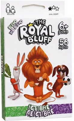 Гра настільна Danko Toys The ROYAL BLUFF їстівне неїстівне (укр.) RBL-02-01U