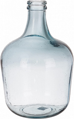 Ваза скляна блакитна Garrafa 42 см San Miguel