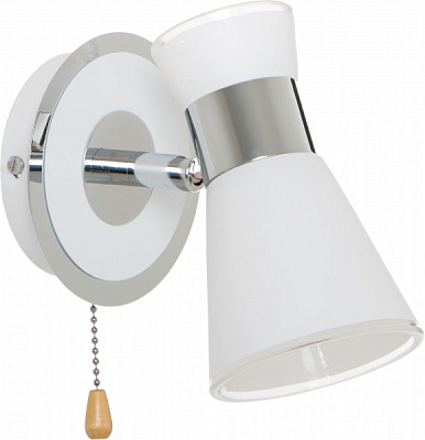 Бра Accento lighting TREVISO 1x60 Вт E14 белый ALHu-HKW31310A/1 