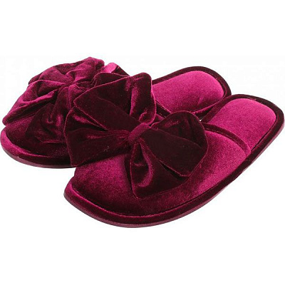 Капці домашні La Nuit Pure р. 38/39 винно-червоний