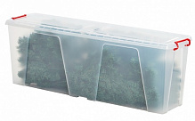 Ящик для хранения Strata ёлки прозрачный с крышкой 125л 400x330x1200 мм