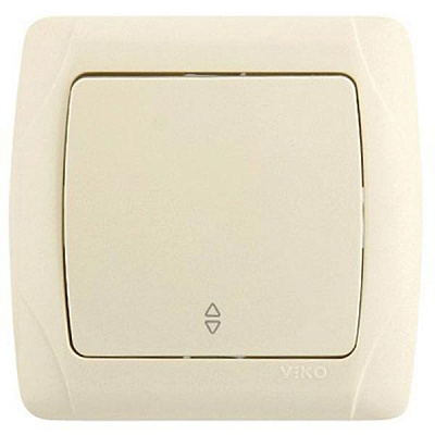 Выключатель одинарный Viko Carmen 25.08.0020 кремовый