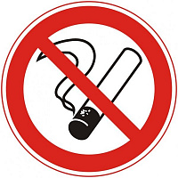 Табличка Запрещается курить 250 мм
