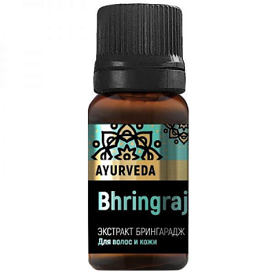 Підсилювач косметичних засобів для волосся та шкіри Pharma Group Екстракт брінгарадж 10 мл