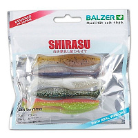Приманки для ловли рыбы Balzer 75 мм 1 шт. силикон Shirasu Suki Swimmer Color Mix 4 съедобный