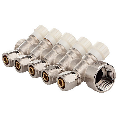 Коллектор с регулирующими вентилями FADO S.r.l с фитингом 1