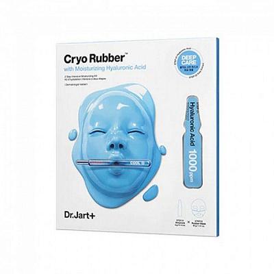 Маска для лица Dr.Jart+ Cryo Rubber With Moisturizing Hyaluronic Acid увлажняющая альгинатная с гиалуроновой кислотой 44 г