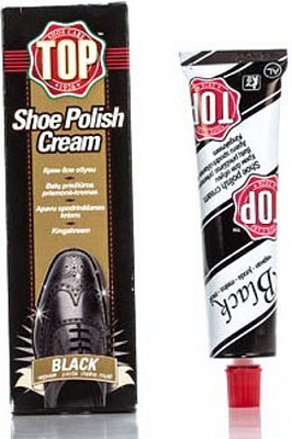 Крем для взуття TOP Polish 50 мл чорний