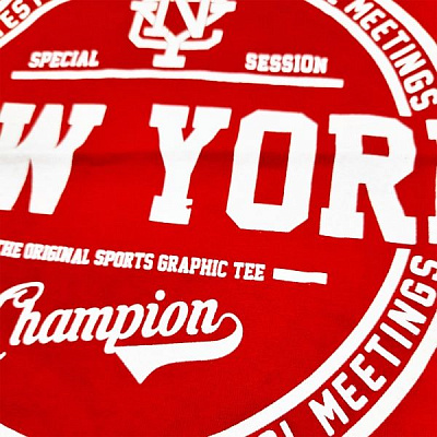 Футболка для хлопчика AKKU New York р.122 червоний 9164