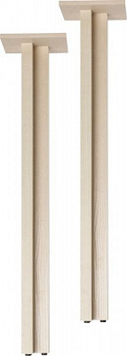 Меблева ніжка L-60 720 мм ДСП береза карельская