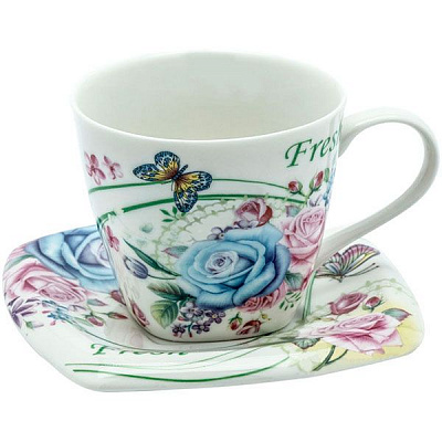 Чашка фарфоровая Свежесть 220 мл