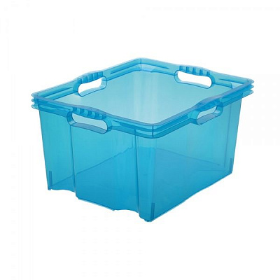 Ящик для зберігання пластиковий Keeper 0274.1 Multi-box XL 24 л синій 230x430x350 мм