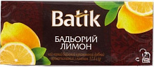 Чай черный Batik Бодрый Лимон 25 шт. 1,5 г 