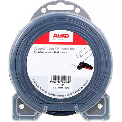 Леска косильная AL-KO 113490 2,7 мм x 15 м