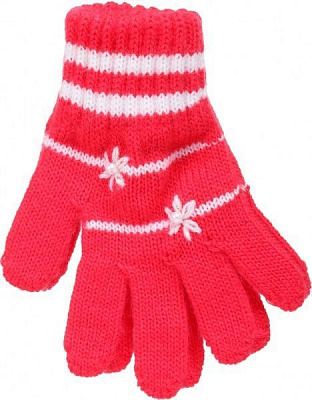 Варежки ДАЙС Gloria р.14 коралловый 13830200 