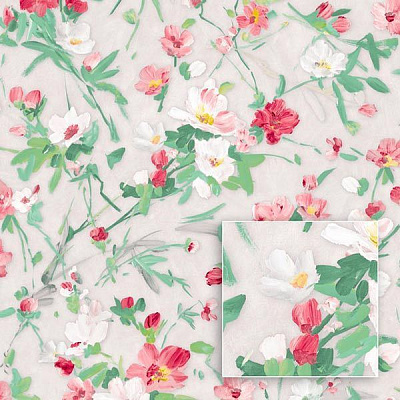 Шпалери вінілові гарячого тиснення Sintra FLORACION 502211 1,06x10,05 м