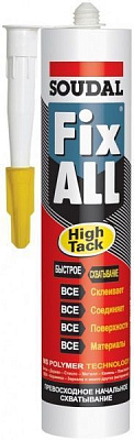 Клей-герметик SOUDAL FIX ALL High Tack 290 мл белый