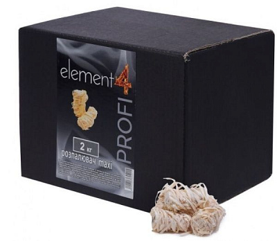 Розпалювач з деревної шерсті Element4 Profi 2 кг