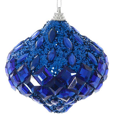 Шарик новогодний Королевский камень SDB29480DB 80 мм