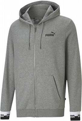 Джемпер Puma AMPLIFIED FZ Hoodie 58578503 р. L серый