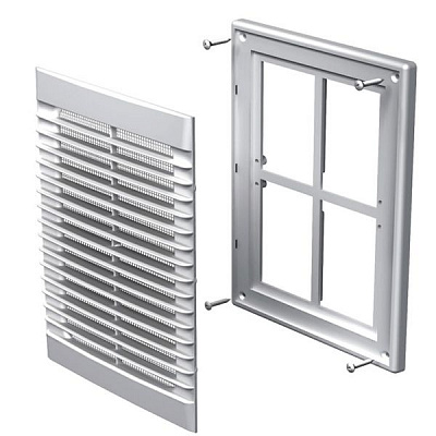 Решітка Вентс МВ 126 Мс пластик білий