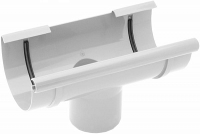 Воронка желоба Bryza 125/90 мм белый 