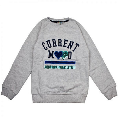 Світшот ALG 68646 р.128 світло-сірий