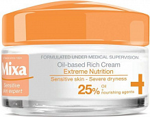 Крем для лица дневной Mixa Anti-dryness для очень сухой чувствительной кожи 50 мл