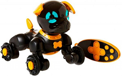 Игрушка интерактивная Wow Wee маленький щенок Чип черный