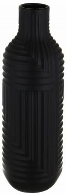 Ваза керамічна Pinsung Ceramics Rooricone 38 см чорна матова PS32931