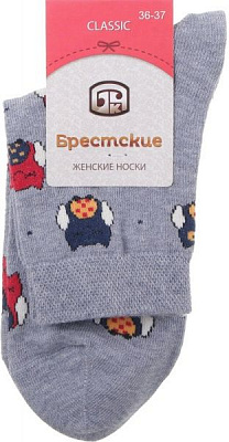 Носки Conte 1102 Classic 165 р. 23 серый меланж 