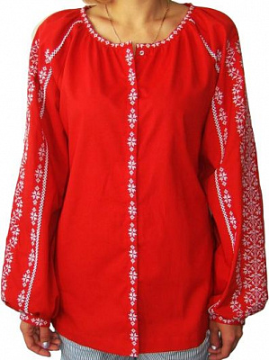 Вишиванка Едельвіка р. XL червоний 862-18/00