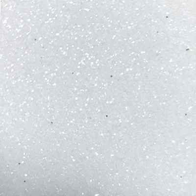 Полимерный материал ЕВА с глиттером 30x20 см белый 200491 Діамантові ручки