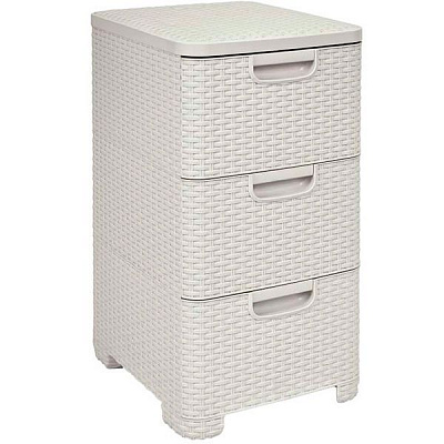 Комод пластиковий Curver Style кремовий 595x375x325 мм