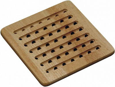 Подставка под горячее 19х19х1 см каучук Kesper