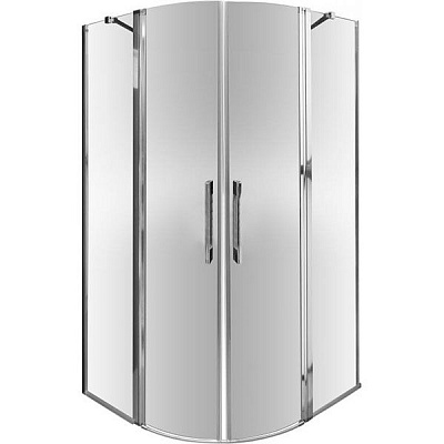 Душова кабіна ScandiSPA Narvik JY047B 100x100x185 профіль хром, скло прозоре