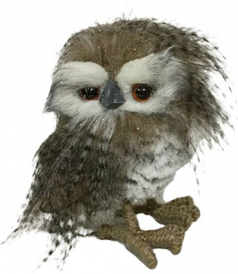 Декорация новогодняя Сова 15 см EPI-F417A228A 