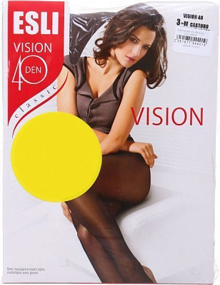 Колготки женские ESLI Vision Classic р. 3 40 den castoro 2 пар 