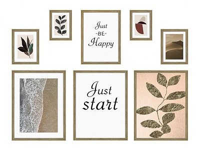 Набір галерейний Art Poster AP8-006 абстракція SvitArt